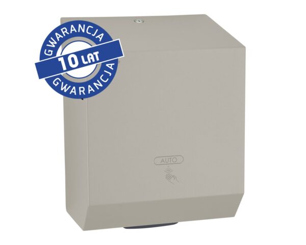 Automatyczny bezdotykowy podajnik ręczników papierowych w rolach MERIDA STELLA STONE GREY LINE AUTOMATIC MAXI, szary kamienny