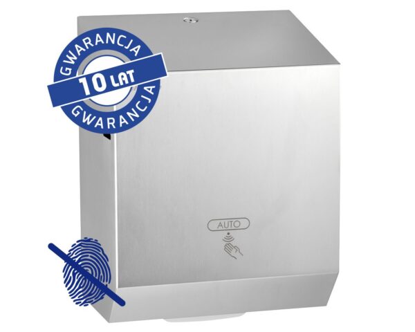 Automatyczny bezdotykowy podajnik ręczników papierowych w rolach MERIDA STELLA Anti-FingerPrint AUTOMATIC MAXI, stal matowa z powłoką AFP Automatyczny bezdotykowy podajnik ręczników papierowych w rolach MERIDA STELLA Anti-FingerPrint AUTOMATIC MAXI, stal matowa z powłoką AFP