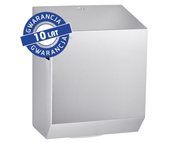 Mechaniczny podajnik ręczników papierowych w rolach MERIDA STELLA AUTOMATIC MAXI, stal polerowana