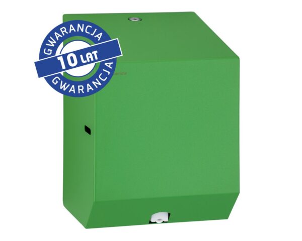 Pojemnik na ręczniki papierowe w rolach lub papier toaletowy w systemie listkowym MERIDA STELLA GREEN LINE MINI, zielony Pojemnik na ręczniki papierowe w rolach lub papier toaletowy w systemie listkowym MERIDA STELLA GREEN LINE MINI, zielony