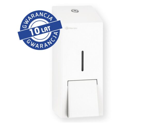 Dozownik mydła w pianie MERIDA STELLA WHITE LINE MAXI na jednorazowe wkłady 700 g, biały