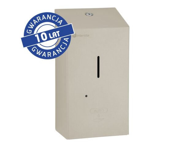 Bezdotykowy automatyczny dozownik mydła w pianie MERIDA STELLA AUTOMATIC SILK GREY LINE na jednorazowe wkłady 1000 g, szary jedwabisty Bezdotykowy automatyczny dozownik mydła w pianie MERIDA STELLA AUTOMATIC SILK GREY LINE na jednorazowe wkłady 1000 g, szary jedwabisty