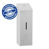 Bezdotykowy automatyczny dozownik mydła w pianie MERIDA STELLA AUTOMATIC SLIM, na jednorazowe wkłady 800 ml, stal matowa