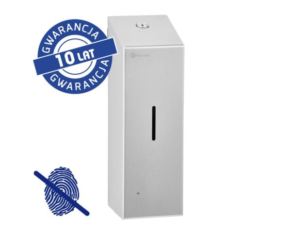 Bezdotykowy automatyczny dozownik mydła w pianie MERIDA STELLA AUTOMATIC SLIM Anti-FingerPrint, stal matowa z powłoką AFP Bezdotykowy automatyczny dozownik mydła w pianie MERIDA STELLA AUTOMATIC SLIM Anti-FingerPrint, stal matowa z powłoką AFP