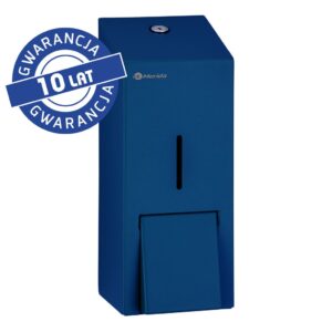 Dozownik mydła w płynie MERIDA STELLA BLUE LINE MAXI, pojemność zbiornika 800 ml, niebieski