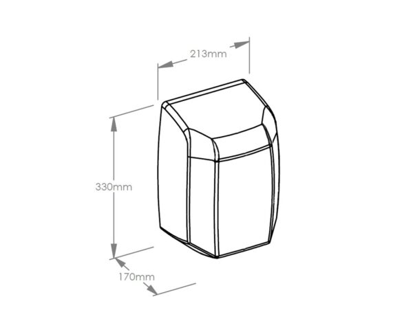 Suszarka do rąk MERIDA STELLA MACHFLOW WHITE LINE, biała Suszarka do rąk MERIDA STELLA MACHFLOW WHITE LINE, biała