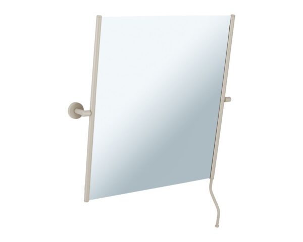 Lustro uchylne w oprawie szarej jedwabistej matowej z uchwytem ułatwiającym regulację kąta nachylenia MERIDA STELLA SILK GREY LINE, 50 x 60 cm Lustro uchylne w oprawie szarej jedwabistej matowej z uchwytem ułatwiającym regulację kąta nachylenia MERIDA STELLA SILK GREY LINE, 50 x 60 cm