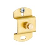 Wieszak pojedynczy MERIDA STELLA SILK GREY LINE, szary jedwabisty