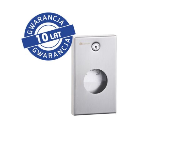 Pojemnik na torebki higieniczne MERIDA STELLA, pojemność 30 szt. torebek, stal matowa Pojemnik na torebki higieniczne MERIDA STELLA, pojemność 30 szt. torebek, stal matowa