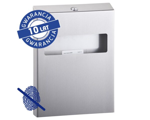 Pojemnik na podkładki na deskę sedesową MERIDA STELLA Anti-FingerPrint stal matowa z powłoką AFP Pojemnik na podkładki na deskę sedesową MERIDA STELLA Anti-FingerPrint stal matowa z powłoką AFP