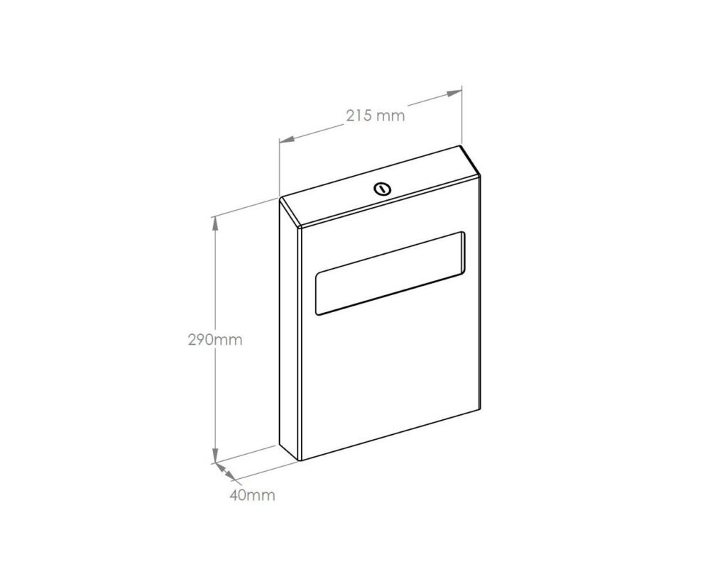 Pojemnik na podkładki na deskę sedesową MERIDA STELLA GREEN LINE, zielony