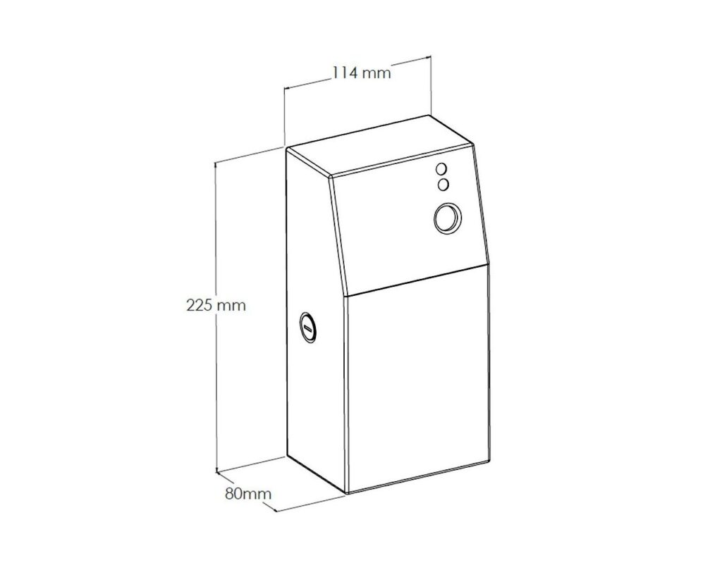 Obudowa odświeżaczy powietrza MERIDA STELLA RED LINE, czerwona