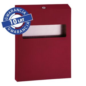 Pojemnik na podkładki na deskę sedesową MERIDA STELLA RED LINE, czerwony