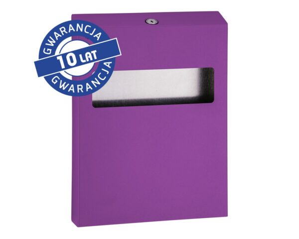 Pojemnik na podkładki na deskę sedesową MERIDA STELLA VIOLET LINE, fioletowy Pojemnik na podkładki na deskę sedesową MERIDA STELLA VIOLET LINE, fioletowy