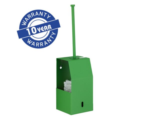 Szczotka do WC z uchwytem, mocowana do ściany MERIDA STELLA GREEN LINE, zielona Szczotka do WC z uchwytem, mocowana do ściany MERIDA STELLA GREEN LINE, zielona