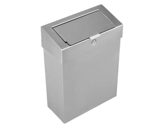 Kosz do damskich toalet MERIDA STELLA, pojemność 10 l, stal matowa Kosz do damskich toalet MERIDA STELLA, pojemność 10 l, stal matowa