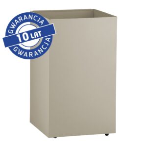 Kosz podblatowy na kółkach MERIDA STELLA SILK GREY LINE, pojemność 60 l, szary jedwabisty