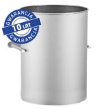 Kosz podblatowy regulowany MERIDA STELLA, pojemność 30 l, stal matowa