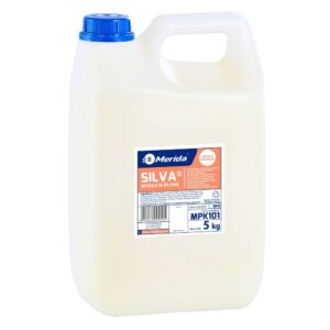 Mydło w płynie MERIDA SILVA białe, wysokiej jakości, pielęgnacyjne, kanister 5 kg