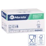 Ręczniki papierowe w roli z adaptorem MERIDA OPTIMUM AUTOMATIC MINI, białe, średnica 15 cm, długość 140 m, jednowarstwowe, karton 6 rolek