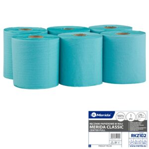 Pojemnik na ręczniki w roli MERIDA ONE CENTER PULL biały za 75 zł netto przy zakupie 2 opakowań ręczników w roli MERIDA CLASSIC MAXI RKZ102 (12 x 180 m = 2 160 m)