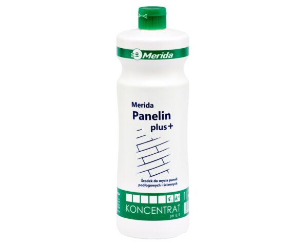 MERIDA PANELIN PLUS środek do mycia paneli podłogowych i ścienych, butelka 1 l MERIDA PANELIN PLUS środek do mycia paneli podłogowych i ścienych, butelka 1 l