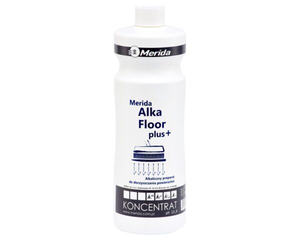 MERIDA ALKA FLOOR PLUS 1 l, środek alkaliczny do czyszczenia gresu i płytek antypoślizgowych MERIDA ALKA FLOOR PLUS 1 l, środek alkaliczny do czyszczenia gresu i płytek antypoślizgowych