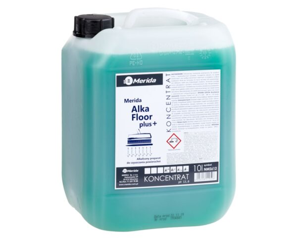MERIDA ALKA FLOOR PLUS 10 l, środek alkaliczny do czyszczenia gresu i płytek antypoślizgowych MERIDA ALKA FLOOR PLUS 10 l, środek alkaliczny do czyszczenia gresu i płytek antypoślizgowych
