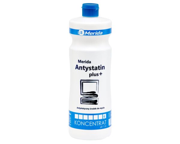 MERIDA ANTYSTATIN PLUS antystatyczny środek do mycia powierzchni z tworzyw sztucznych, butelka 1 l MERIDA ANTYSTATIN PLUS antystatyczny środek do mycia powierzchni z tworzyw sztucznych, butelka 1 l