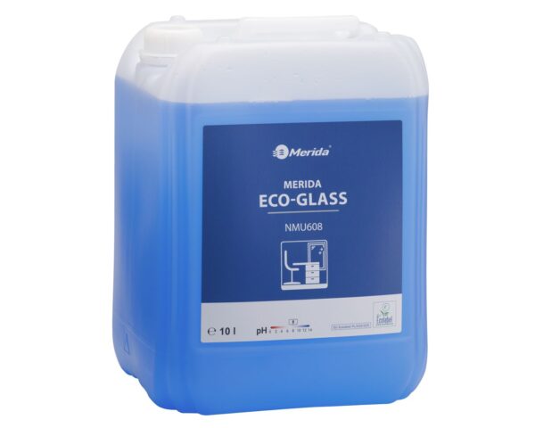 MERIDA ECO-GLASS, ekologiczny środek do czyszczenia szkła i powierzchni, kanister 10 l, ECOLABEL MERIDA ECO-GLASS, ekologiczny środek do czyszczenia szkła i powierzchni, kanister 10 l, ECOLABEL