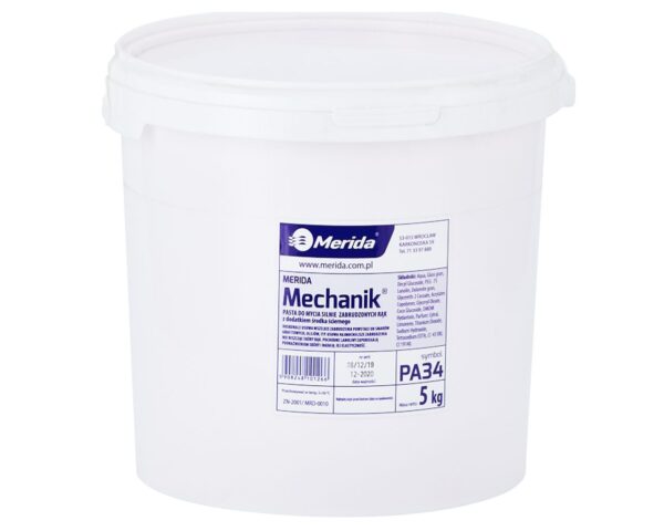 Pasta do mycia silnie zabrudzonych rąk MERIDA MECHANIK, wiadro 5 kg