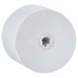 Papier toaletowy bez gilzy MERIDA CLASSIC, biały, średnica 12 cm, długość 125 m, jednowarstwowy, karton 18 szt, ECOLABEL