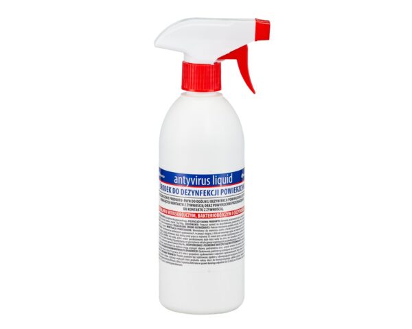 MERIDA ANTYVIRUS LIQUID środek do dezynfekcji rąk i powierzchni, butelka ze spryskiwaczem 500 ml