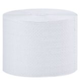 Papier toaletowy bez gilzy MERIDA OPTIMUM, biały, średnica 12 cm, długość 85 m, dwuwarstwowy, karton 18 szt., ECOLABEL