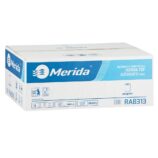 Ręczniki papierowe w roli z adaptorem MERIDA TOP AUTOMATIC MAXI, białe, średnica 19 cm, długości 300 m, jednowarstwowe, karton 6 rolek