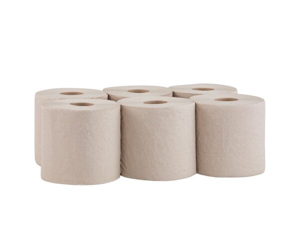 Ręczniki papierowe w roli MERIDA ECONOMY MAXI, szare, jednowarstwowe, długość 135 m, opakowanie 6 rolek Ręczniki papierowe w roli MERIDA ECONOMY MAXI, szare, jednowarstwowe, długość 135 m, opakowanie 6 rolek