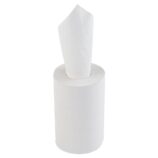 Ręczniki papierowe w roli MERIDA CLASSIC MINI, białe, średnica 13 cm, długość 116 m, jednowarstwowe, zgrzewka 12 rolek, ECOLABEL