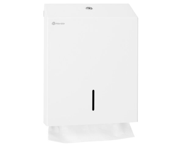 Pojemnik na ręczniki składane MERIDA STELLA SLIM WHITE LINE MAXI, biały Pojemnik na ręczniki składane MERIDA STELLA SLIM WHITE LINE MAXI, biały
