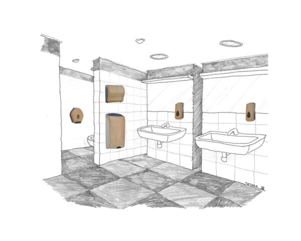 Pojemnik na papier toaletowy MERIDA UNIQUE SCANDINAVIAN LINE Pojemnik na papier toaletowy MERIDA UNIQUE SCANDINAVIAN LINE