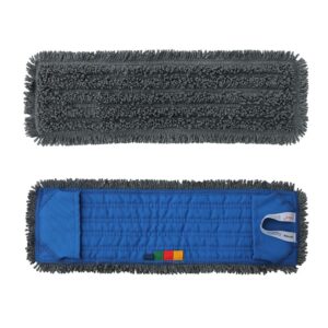 Mop z kieszeniami STANDARD szary z mikrofazy 40 cm