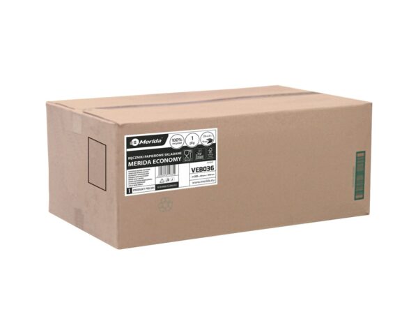 Ręczniki papierowe MERIDA ECONOMY, białe, jednowarstwowe, 4000 szt., ECOLABEL Ręczniki papierowe MERIDA ECONOMY, białe, jednowarstwowe, 4000 szt., ECOLABEL