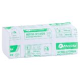 Ręczniki papierowe MERIDA OPTIMUM, białe, dwuwarstwowe, 3200 szt., ECOLABEL
