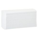 Ręczniki papierowe MERIDA PREMIUM NO CLOG, białe, trzywarstwowe, 2700 szt.