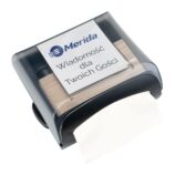 Pojemnik na serwetki gastronomiczne, czarny, tworzywo sztuczne, nablatowy, obrotowy