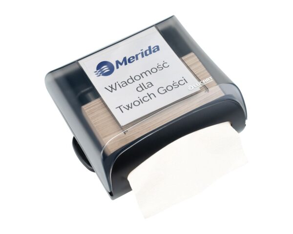 Pojemnik na serwetki gastronomiczne, czarny, tworzywo sztuczne, nablatowy, obrotowy Pojemnik na serwetki gastronomiczne, czarny, tworzywo sztuczne, nablatowy, obrotowy