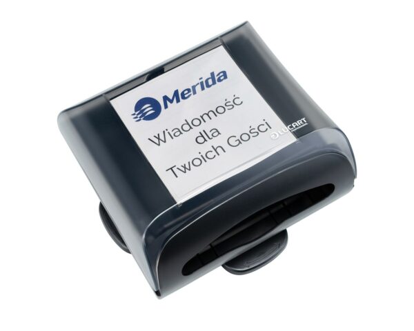 Pojemnik na serwetki gastronomiczne, czarny, tworzywo sztuczne, nablatowy, obrotowy Pojemnik na serwetki gastronomiczne, czarny, tworzywo sztuczne, nablatowy, obrotowy